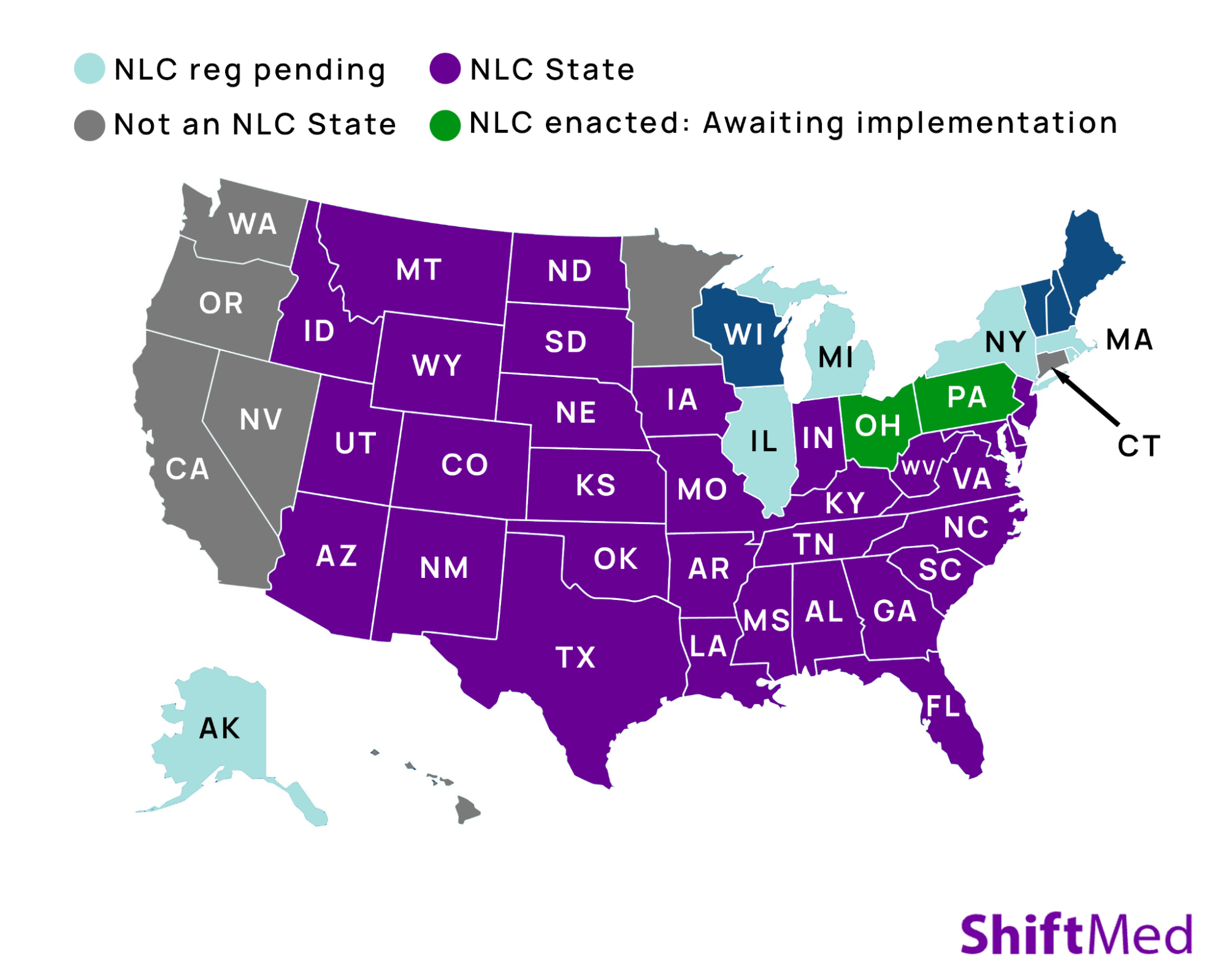 Compact Nursing States