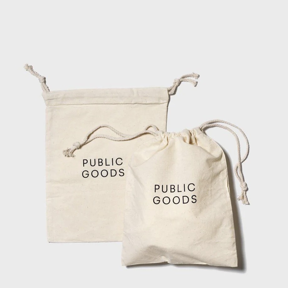 Customized Cotton Muslin Bag With Logo Print