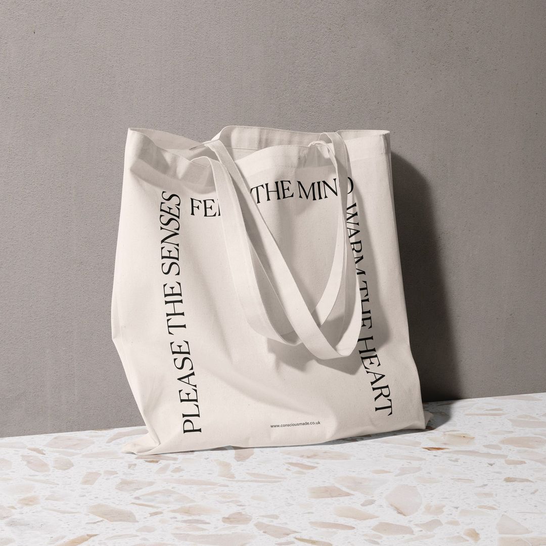 Luxury Shopper Bag, Custom Printed, Ethically Sourced