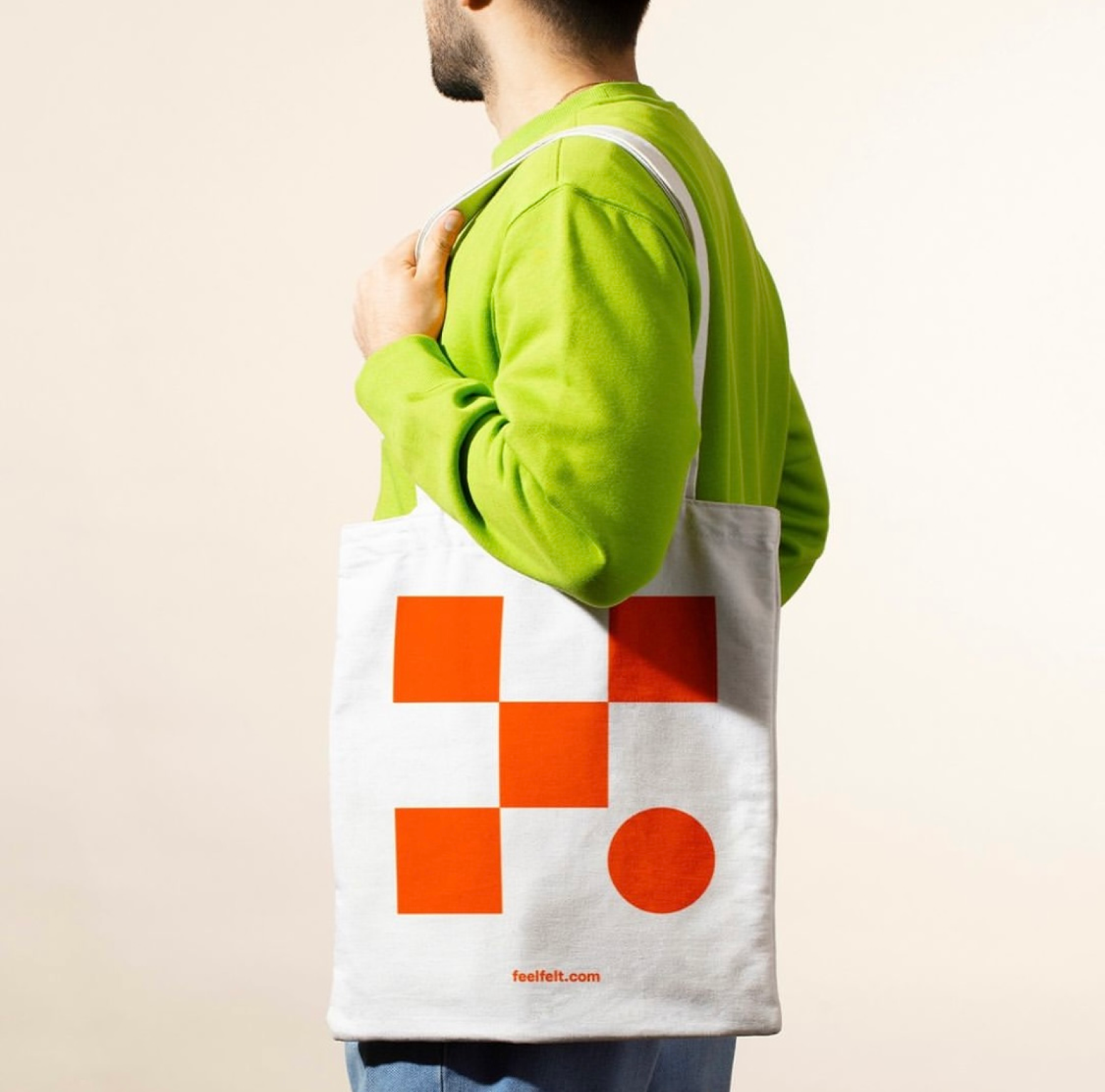 Off-white Inspired Tote Bag Fashionable and Durable Designer