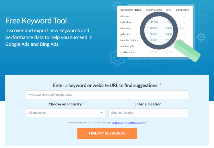 WordStream Keyword Research