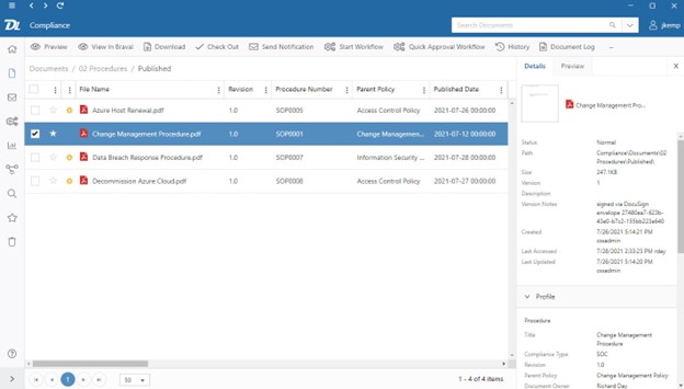 Document Locator interface