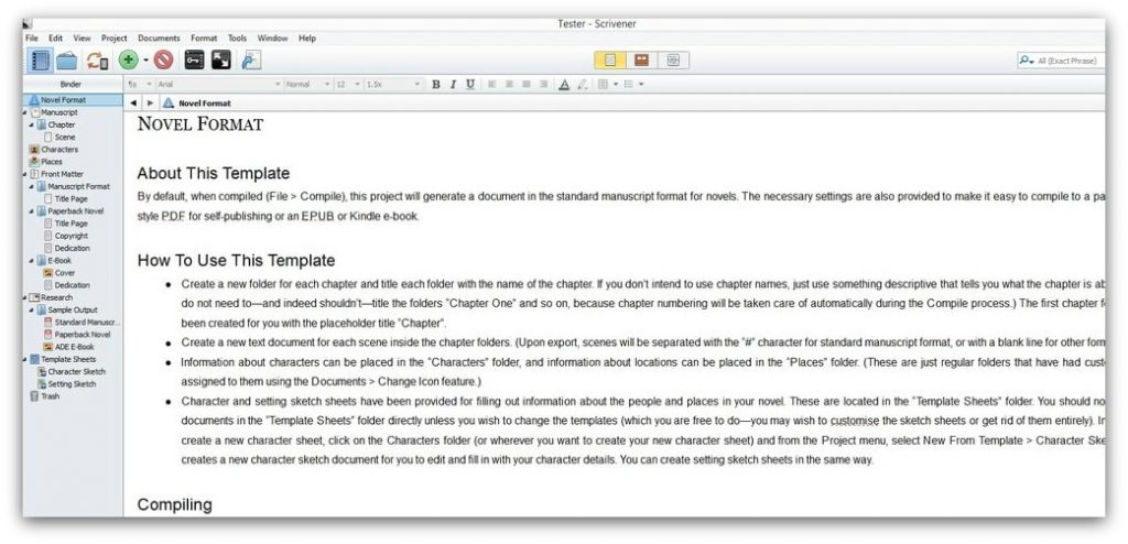writing app