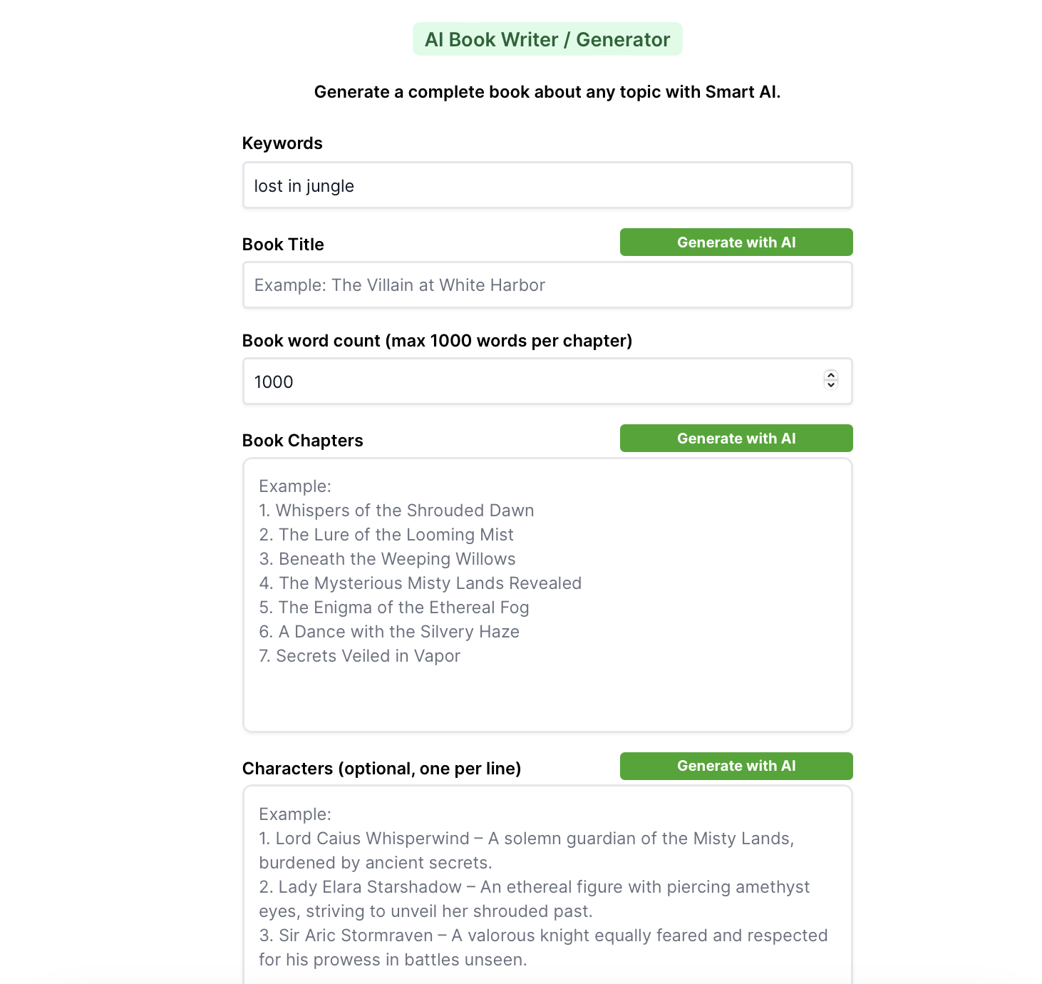 AI Book writer - copylime