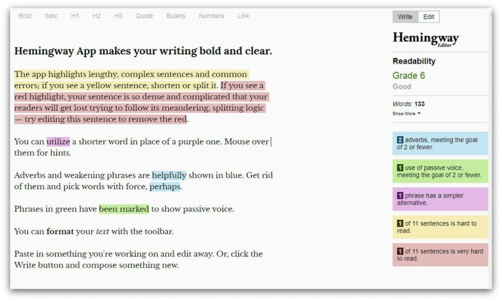 writing app