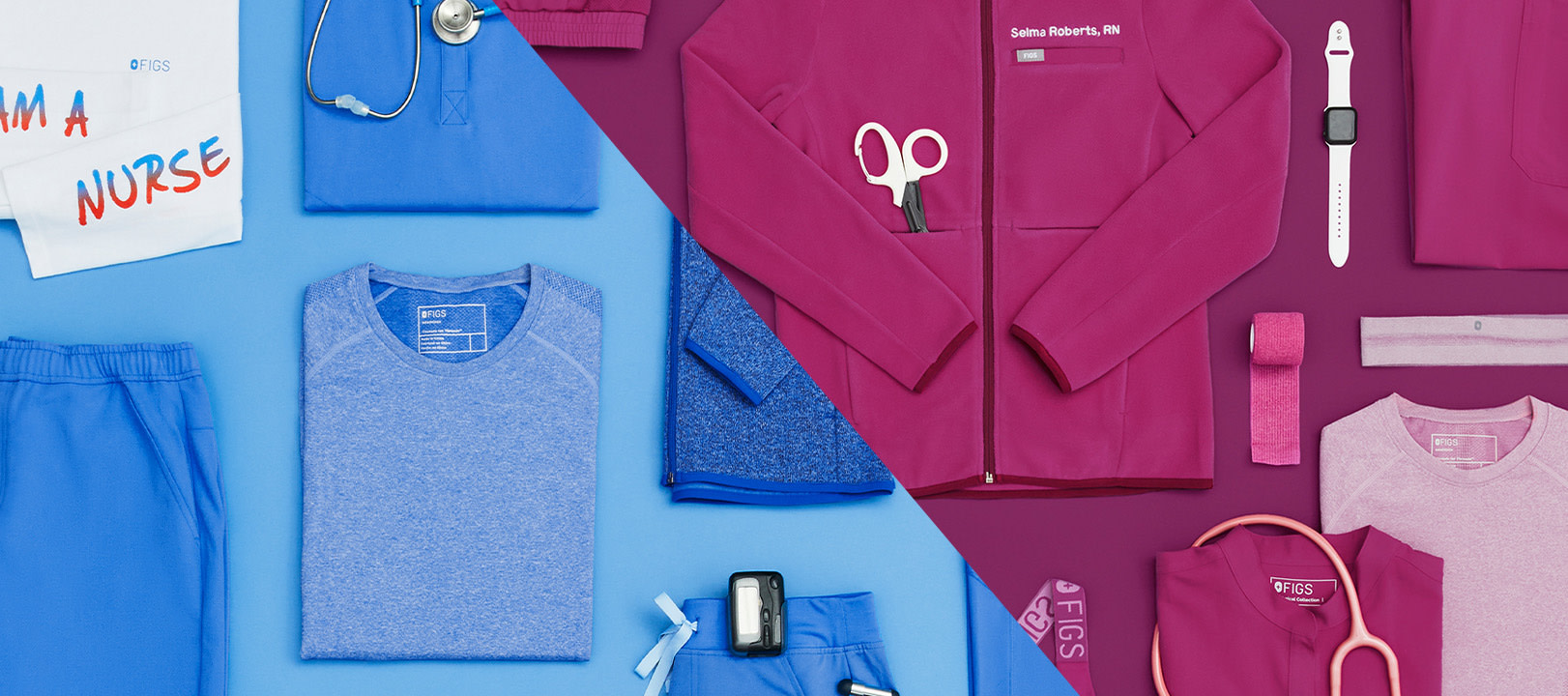 RASPBERRY SORBET + CAPRI BLUE