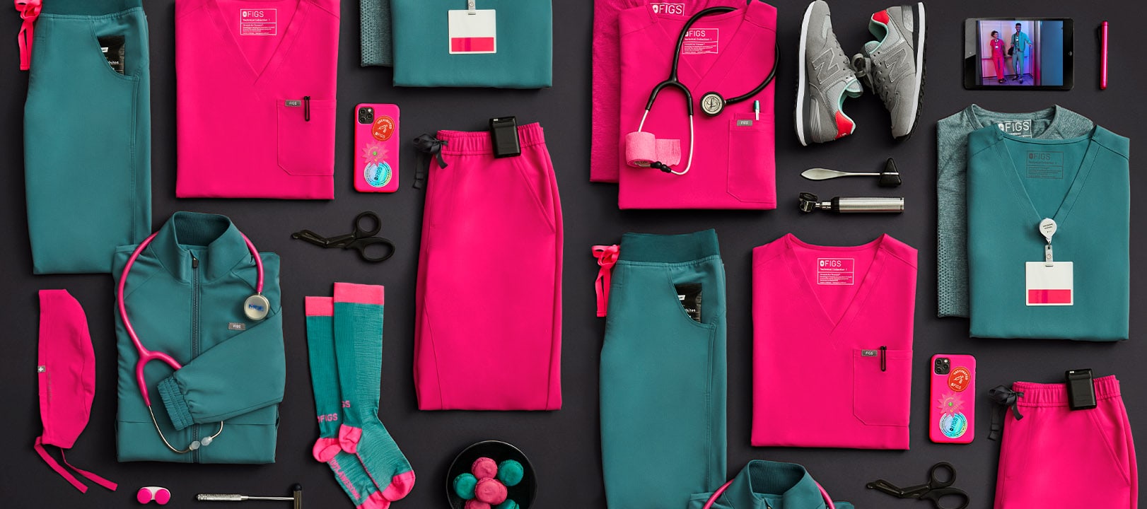 Hydrogreen + Shocking Pink