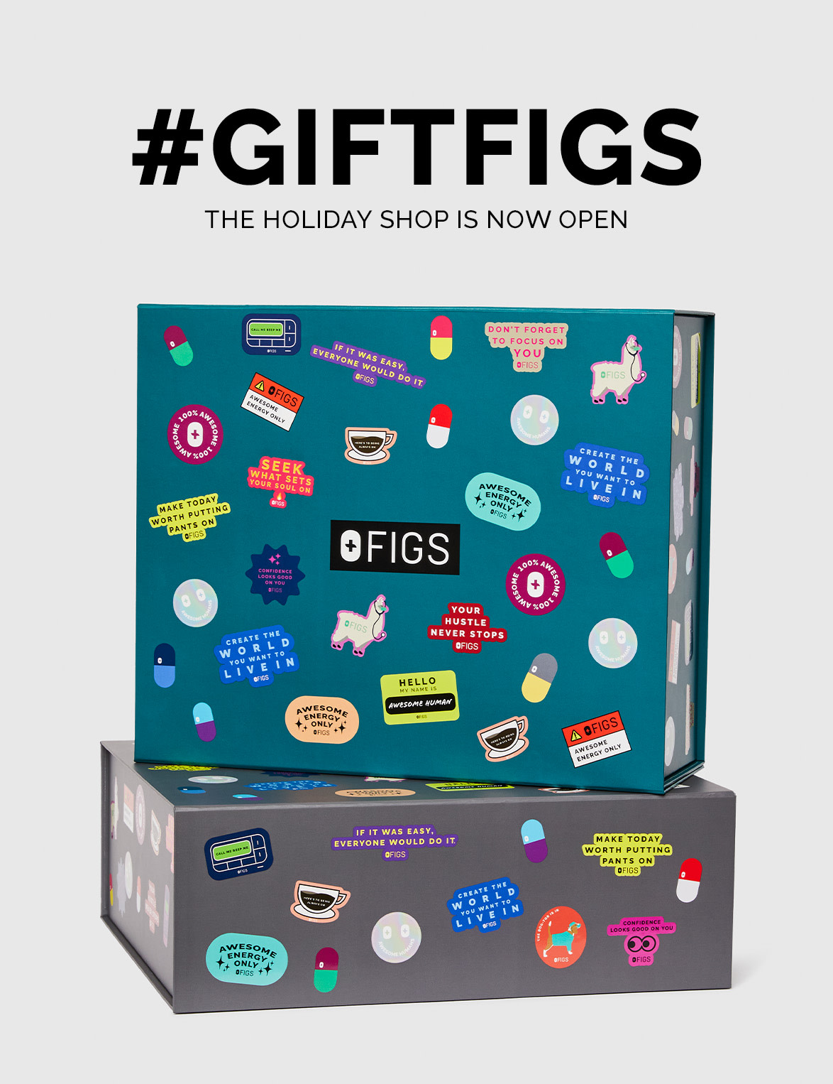 Holiday Tip: Add a FIGS Gift Box at Checkout!