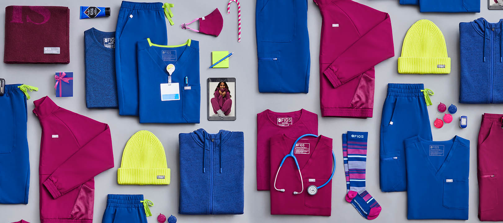 Women's Electric Blue and Dark Magenta