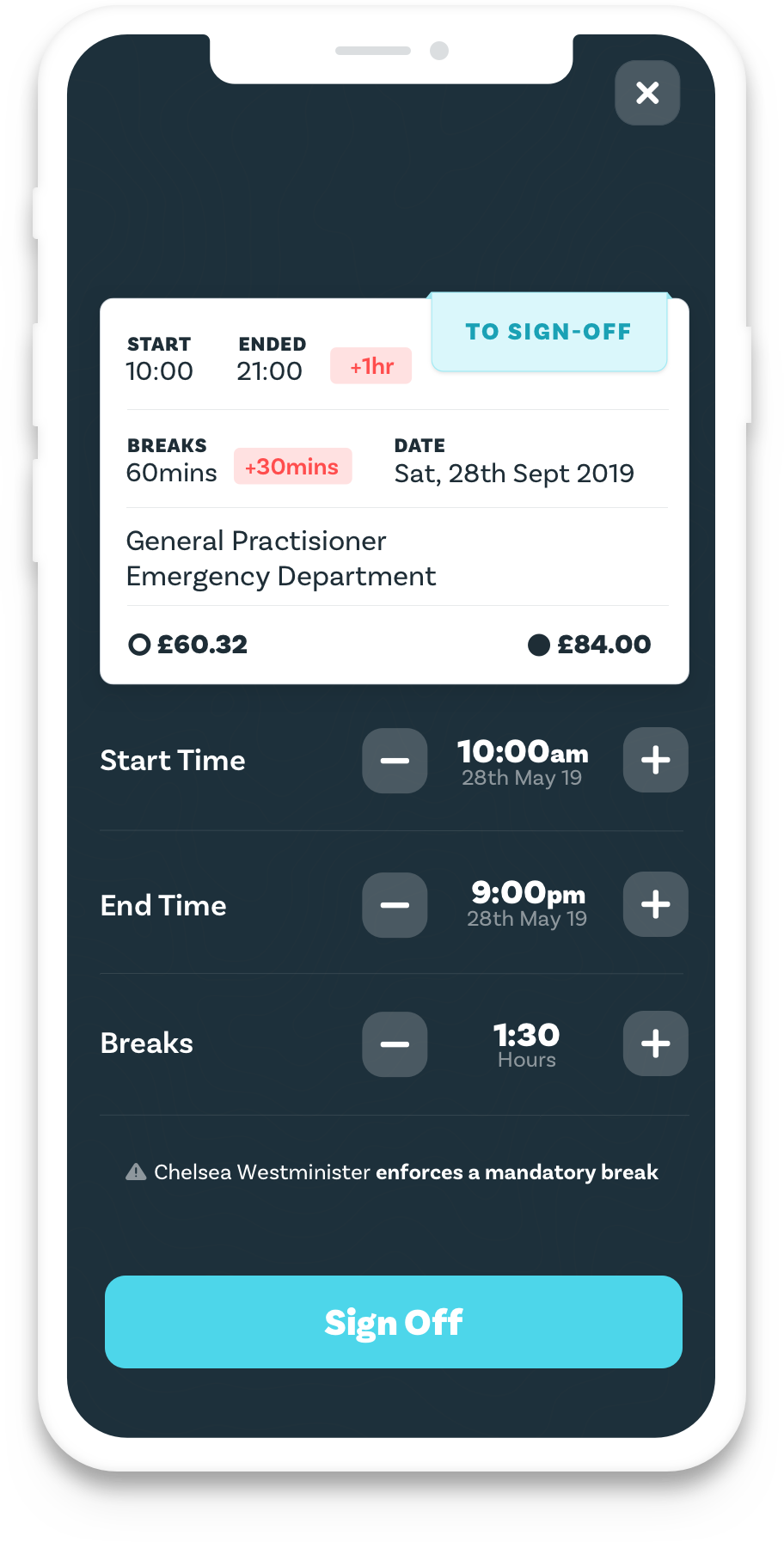 Locum Worker's App