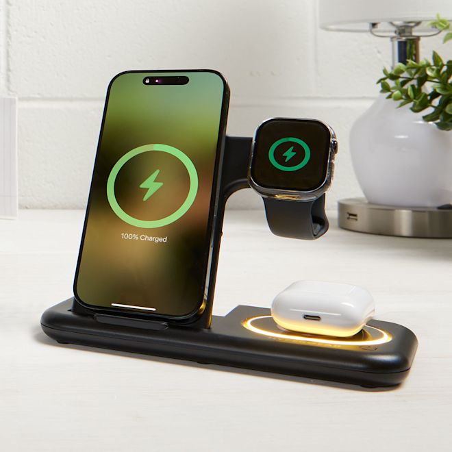 4-in-1 Foldable Apple Charging Station