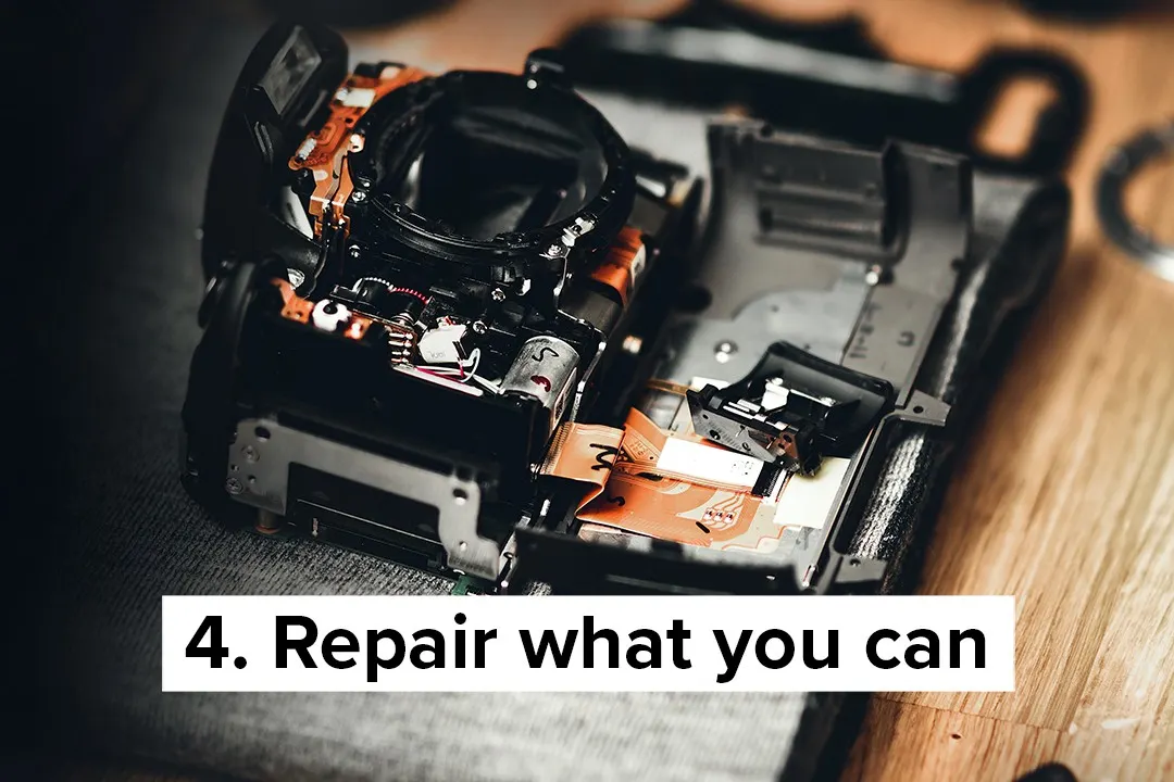 repair what you can