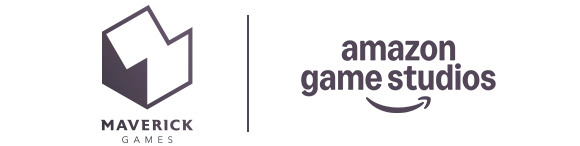Maverick Games logo and Amazon Game Studios logo