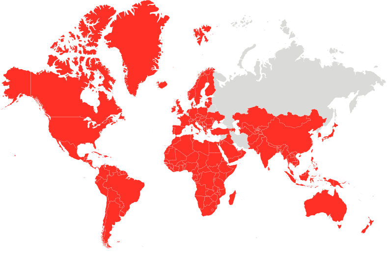 Redion/World map homepage
