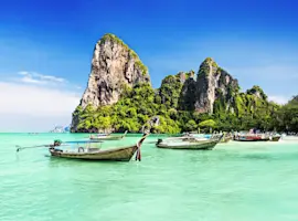 Thailandia - Koh Samui barche tipiche e mare cristallino