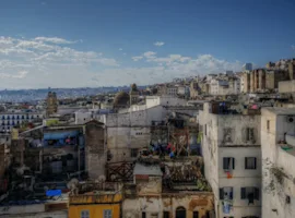 Algeri - case viste dall'alto.