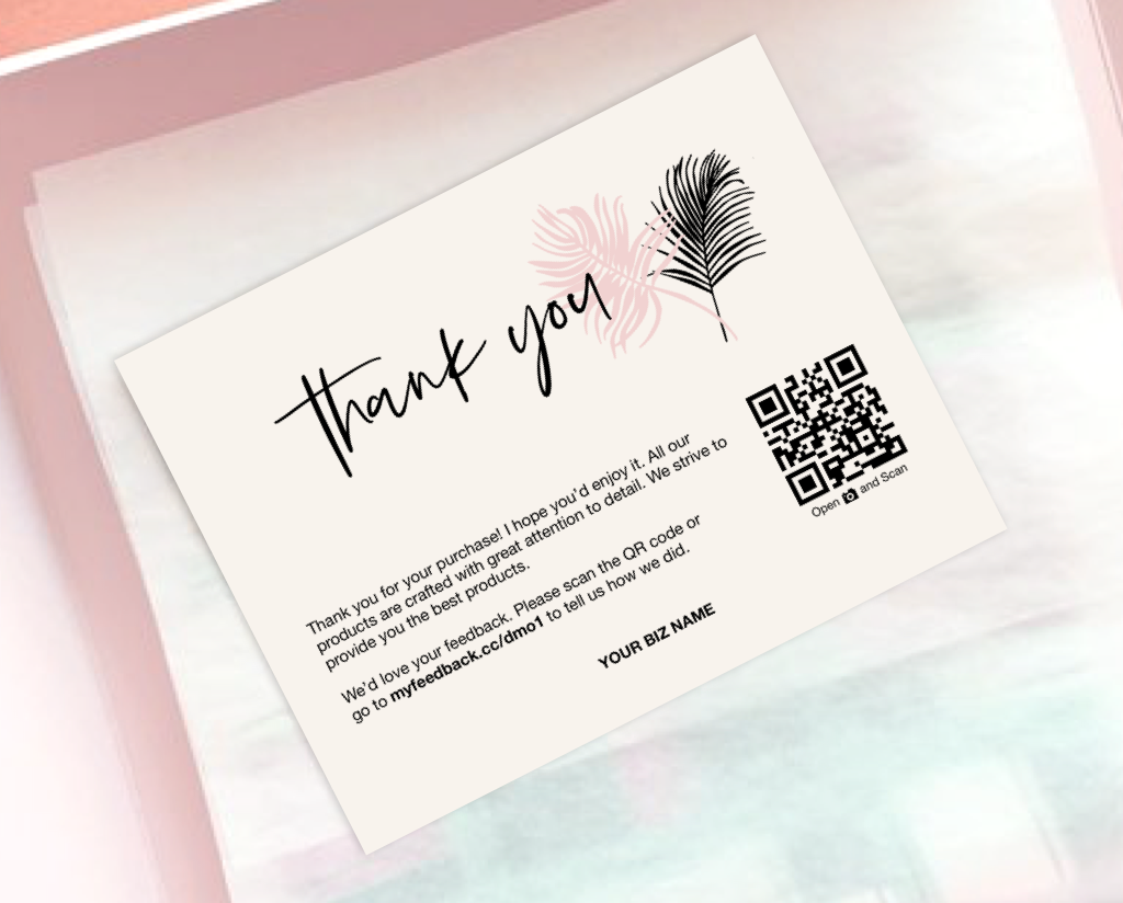 Including a hand written note