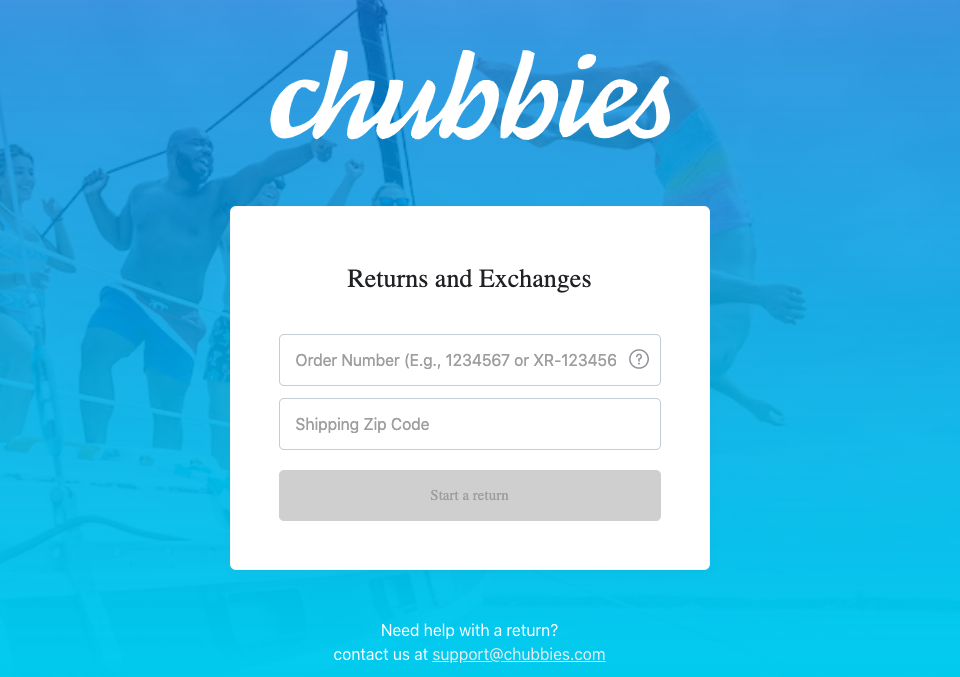 automated returns for mens apparel