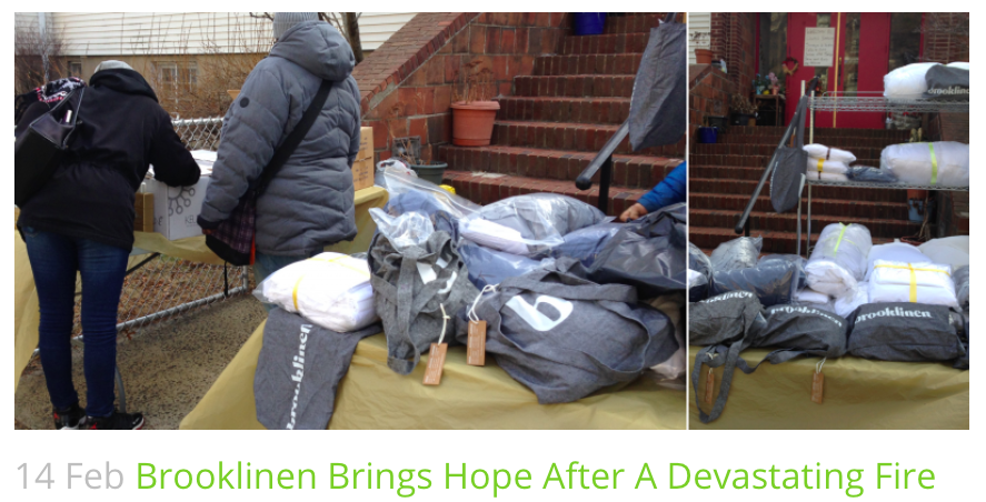 brooklinen donations