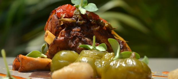 Suculento platilo de res en Milpa restaurante
