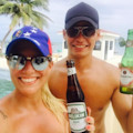 The lovely couple behind ALMA Bar Holbox.