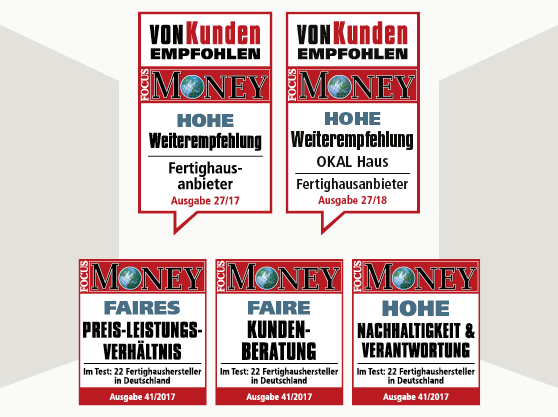 OKAL gleich mehrfach von Focus-Money ausgezeichnet