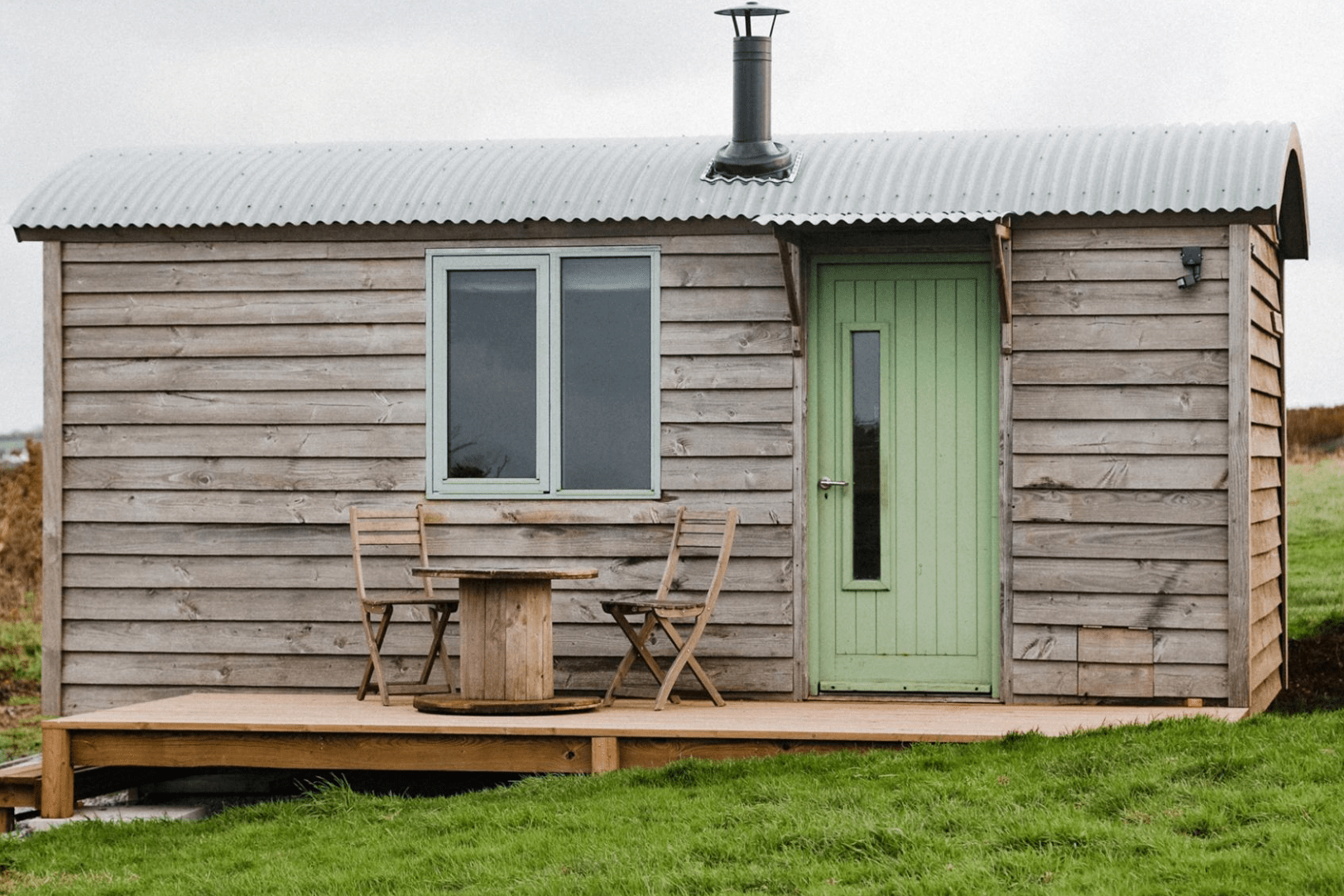 Shepherds hut at Eco park 