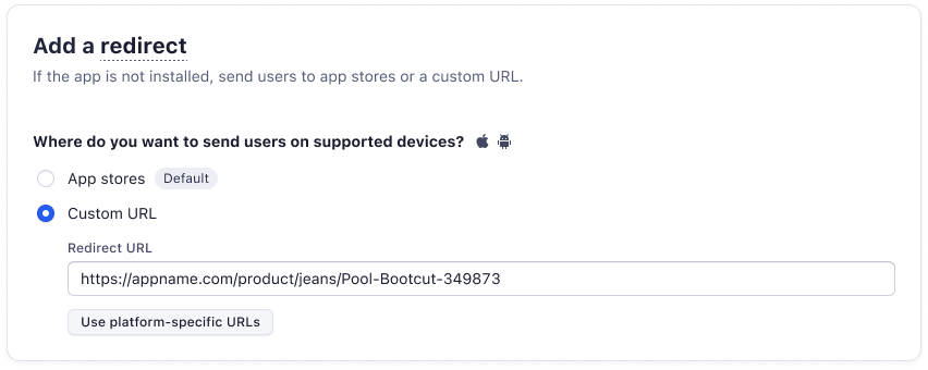 Auto-populate Redirect & Fallback