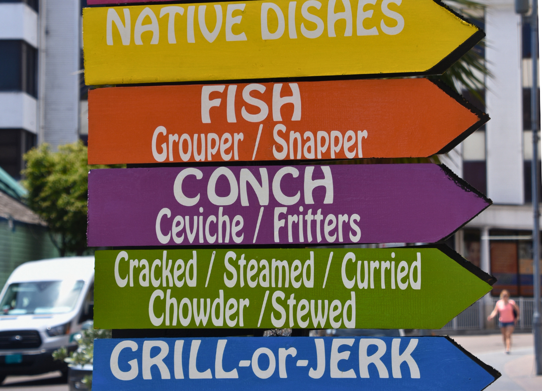 Bahamas-sign-food