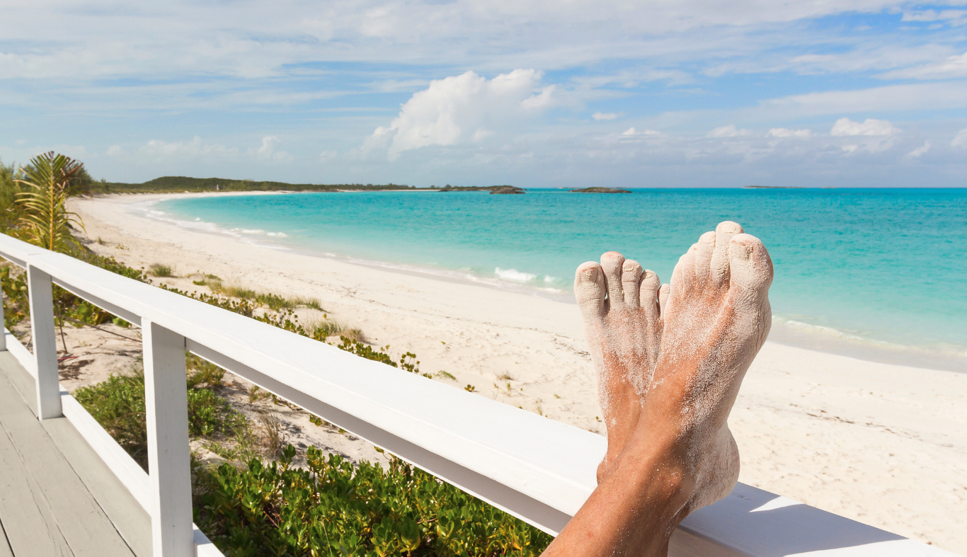 man-relaxing-bahamas