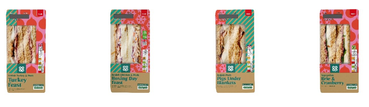 Xmas sandwich core range