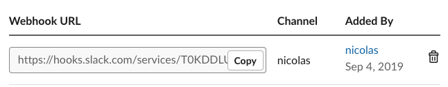 Slack dashboard 3