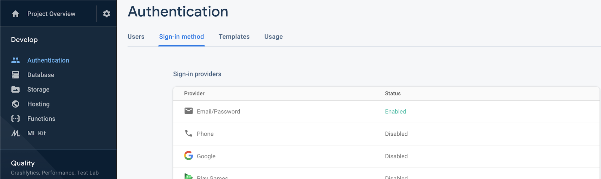 Authentication