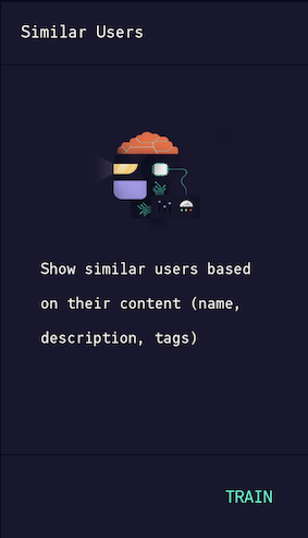 Similar users