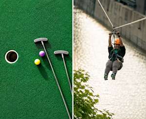 Mini-Golf + Tyrolienne