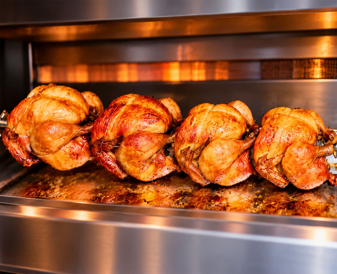 poulets rotis