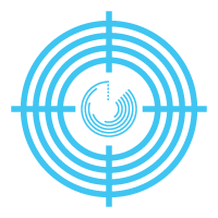 An elaborate crosshair zeroes in on a specific focus point