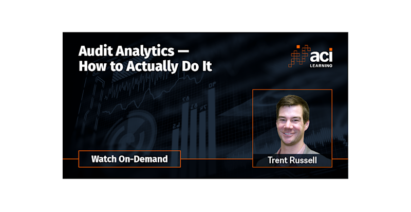 Audit Analytics - How to Actually Do It