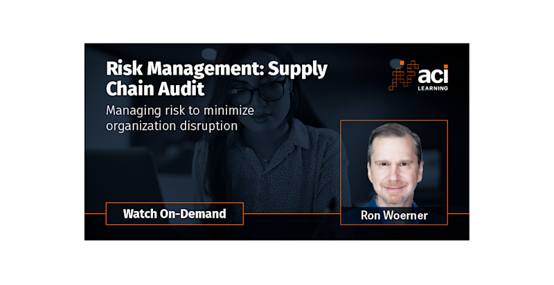 Risk Management: Supply Chain Audit