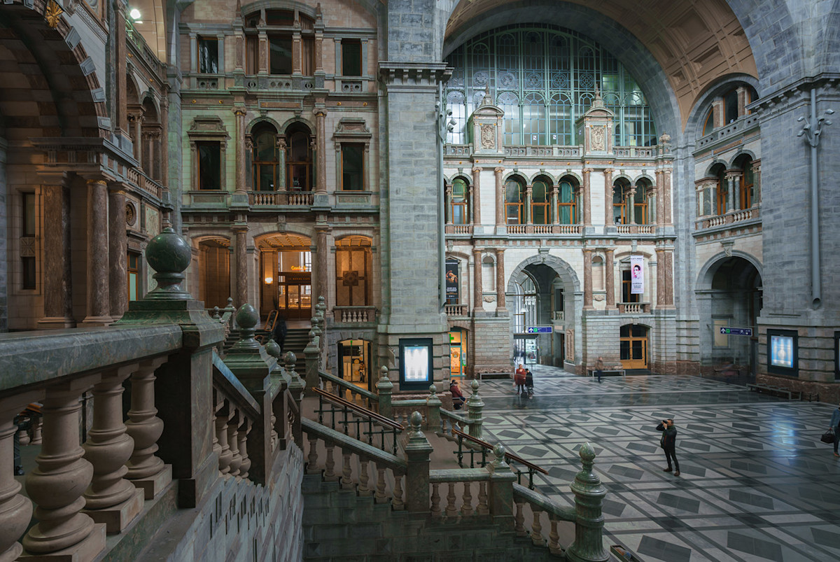 Gare ferroviaire d'Anvers, Belgique