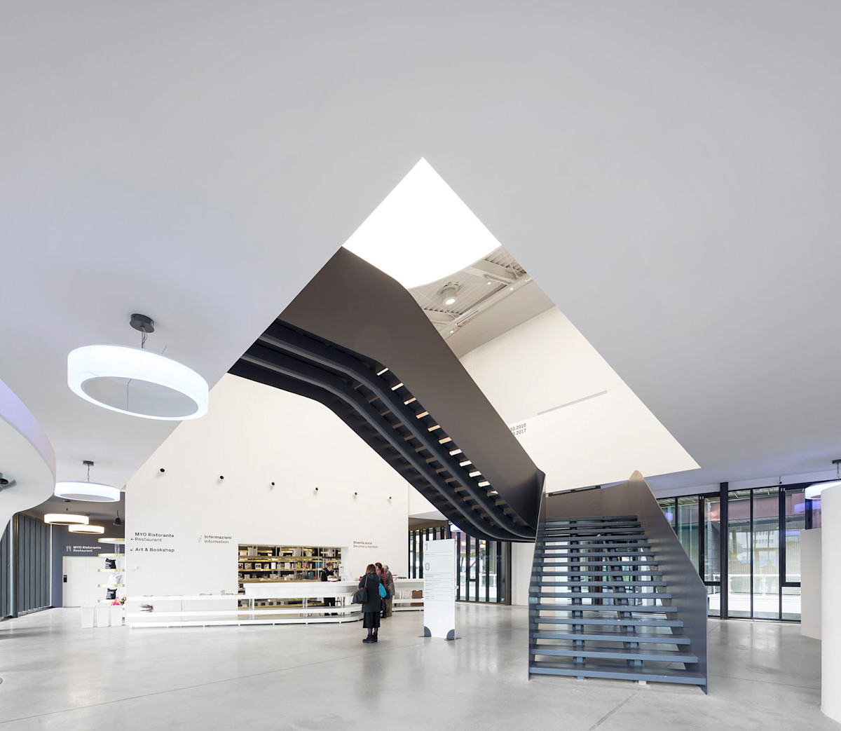Vedute interne del Centro per l'Arte Contemporanea Luigi Pecci