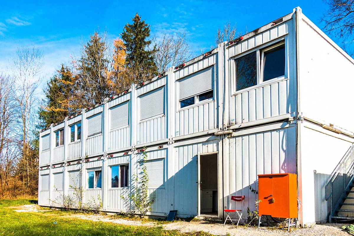 Case-container, ospedali pieghevoli, habitat aeroportati