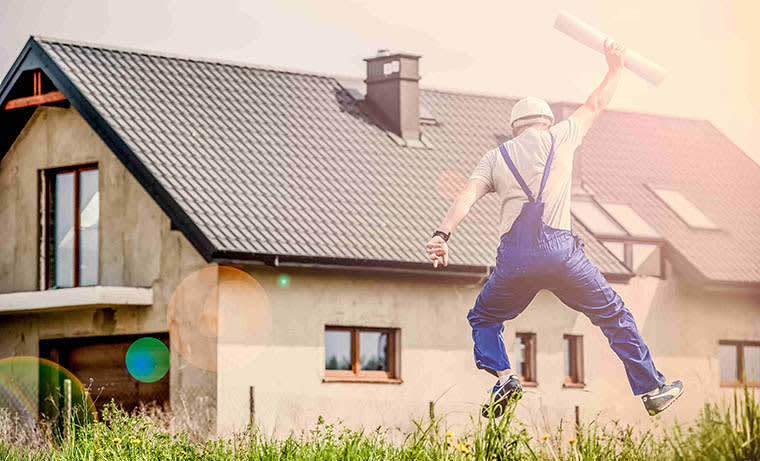 Dank des Erbbaurechts: ein eigenes Bauwerk der Erbbauberechtigten Rechte des Erbbauberechtigten und Grundstückeigentümers