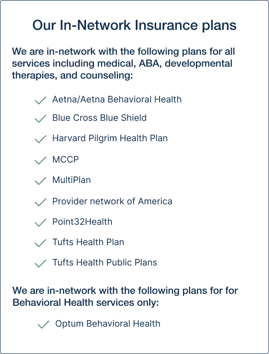 In-network Insurance - Burlington