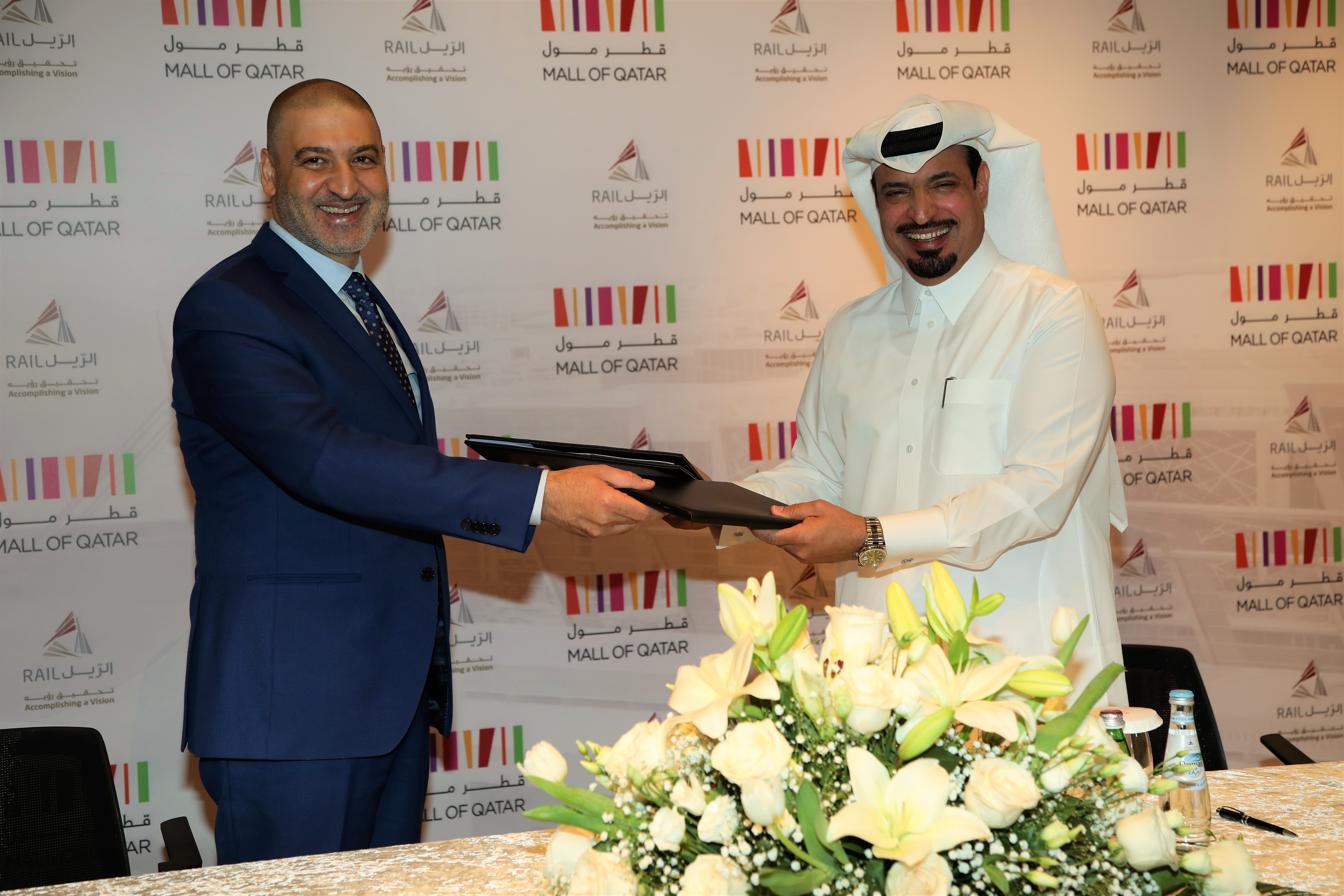 QATAR RAIL AND MALL OF QATAR SIGN A NAMING RIGHTS AGREEMENT FOR AL RIFFA METRO STATION