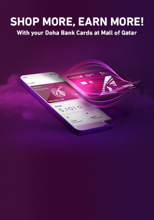 Shop More, Earn More! With Your Doha Bank Cards at Mall of Qatar