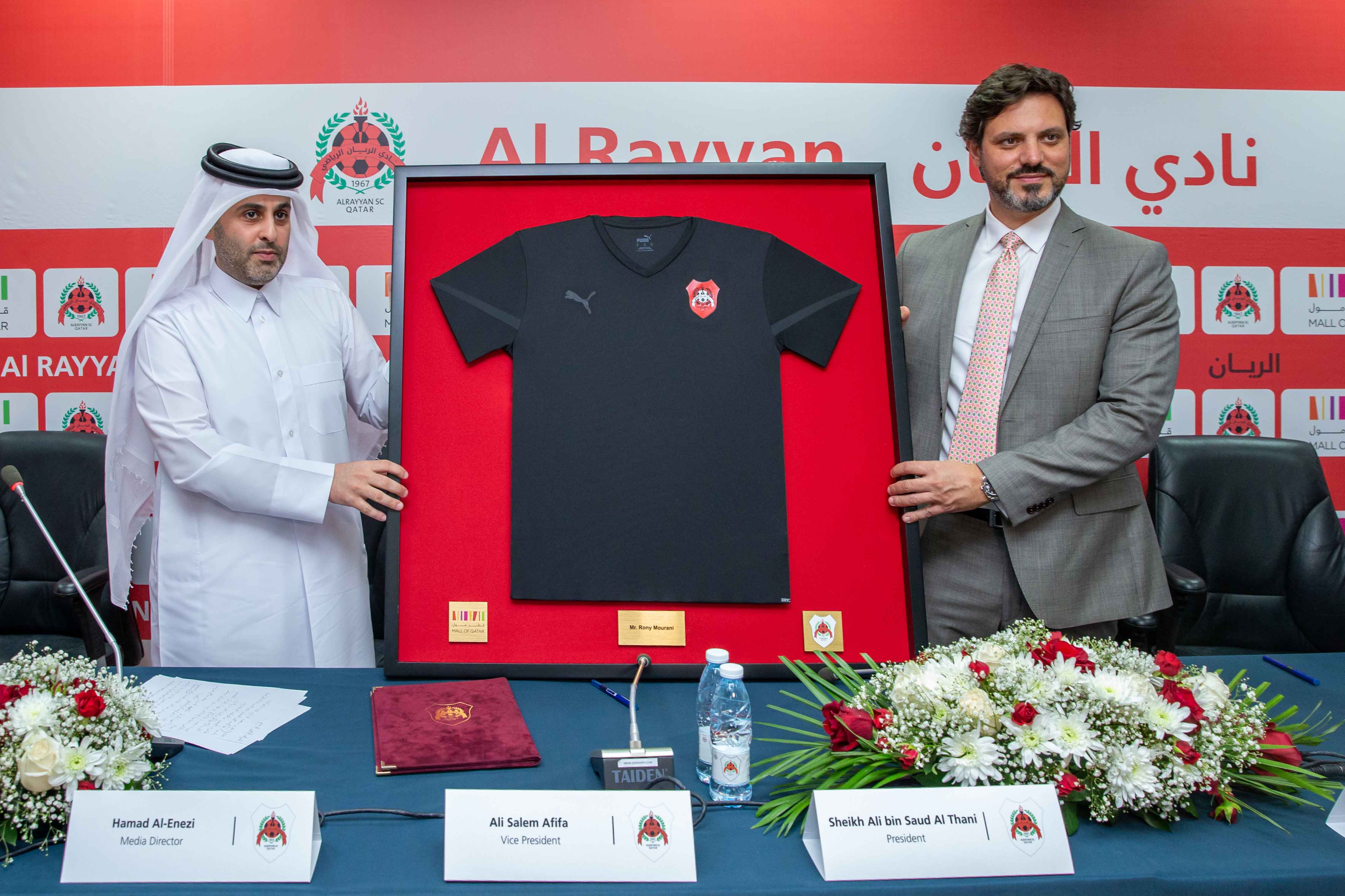 MALL OF QATAR IS THE SPONSOR OF AL RAYYAN SC FOR THE 2021-2022 SEASON