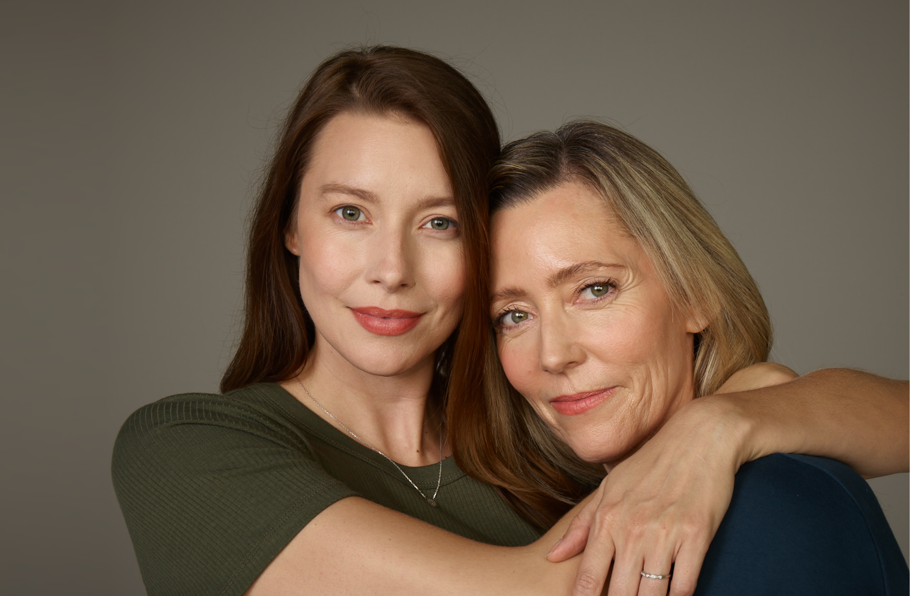 Two women's faces