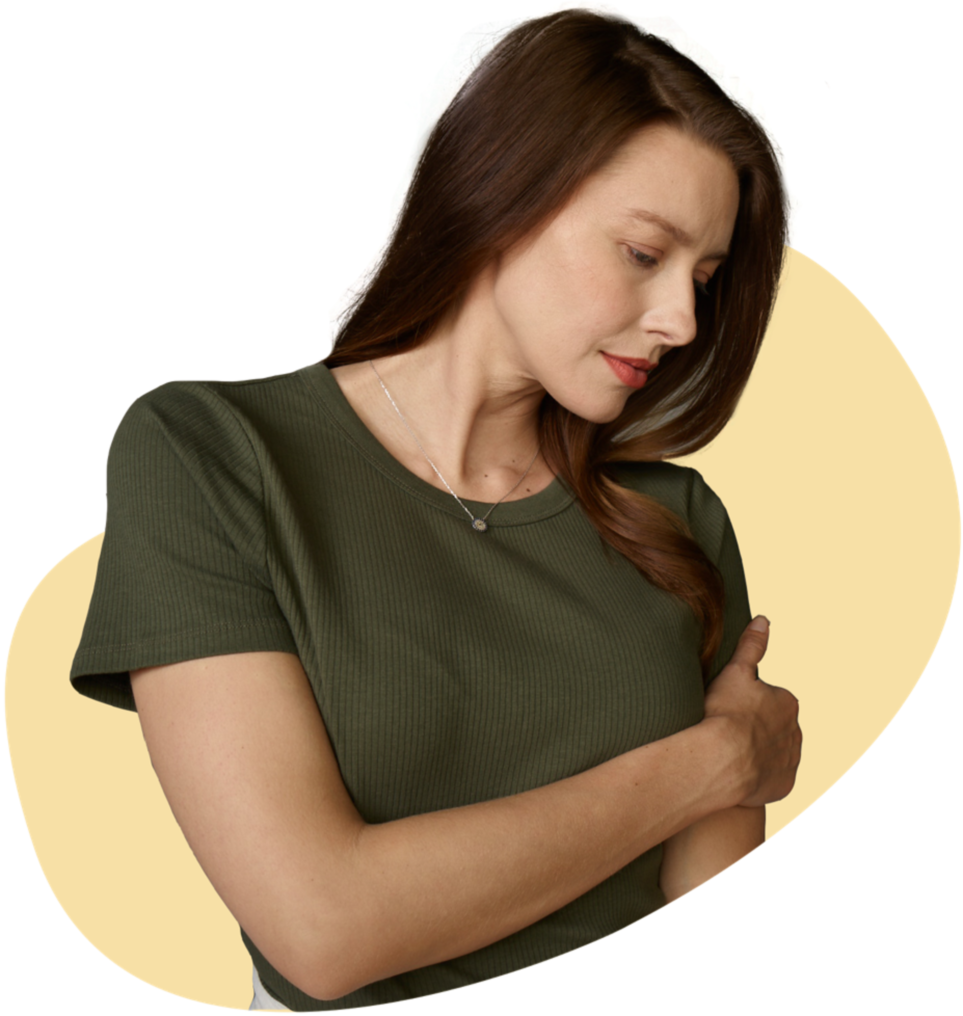 Woman looking down