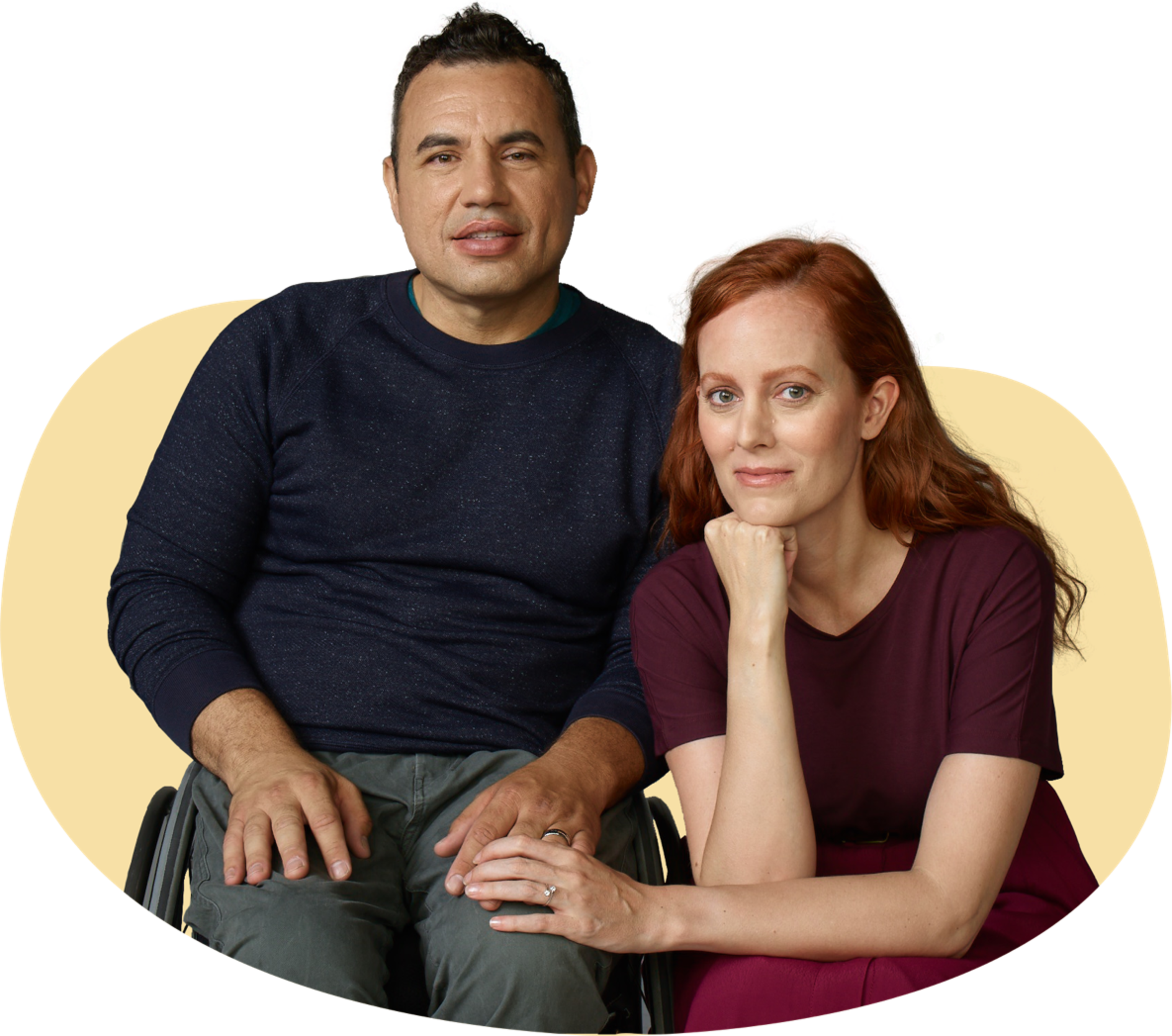 couple wheelchair IVF